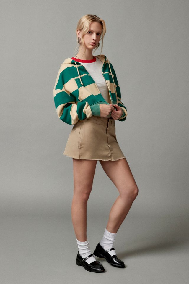 BDG Leah Stripe Zip-Up Hoodie Sweatshirt #2
