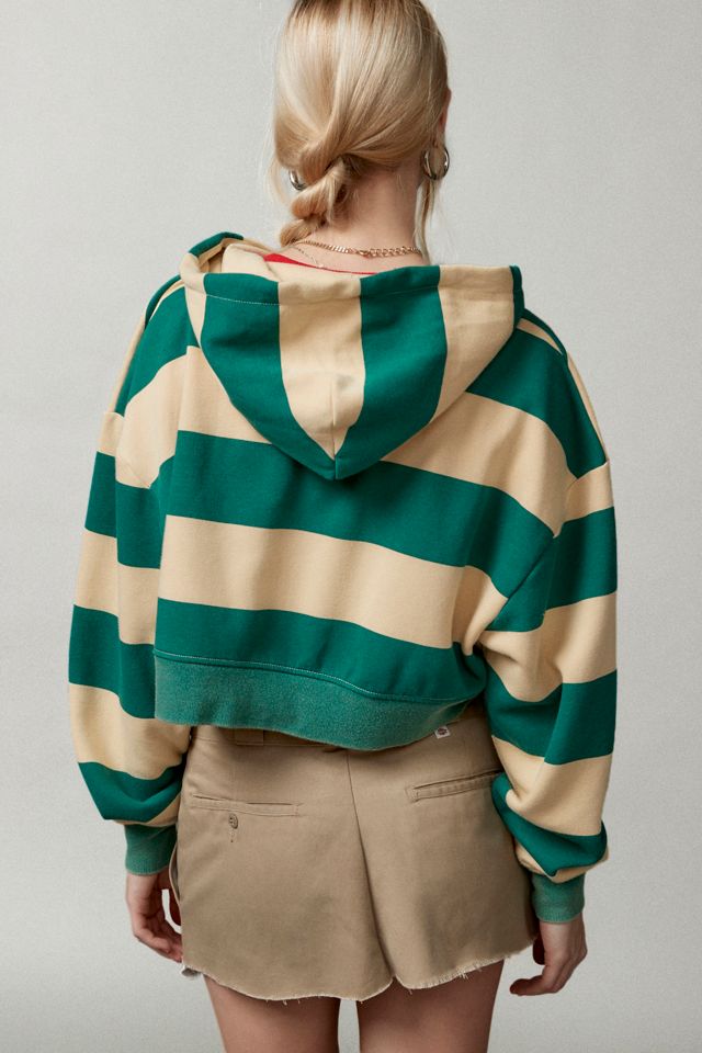 BDG Leah Stripe Zip-Up Hoodie Sweatshirt #3