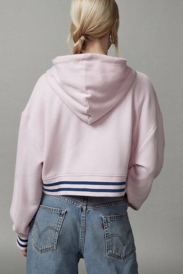 BDG Leah Stripe-Trim Zip-Up Hoodie Sweatshirt #2