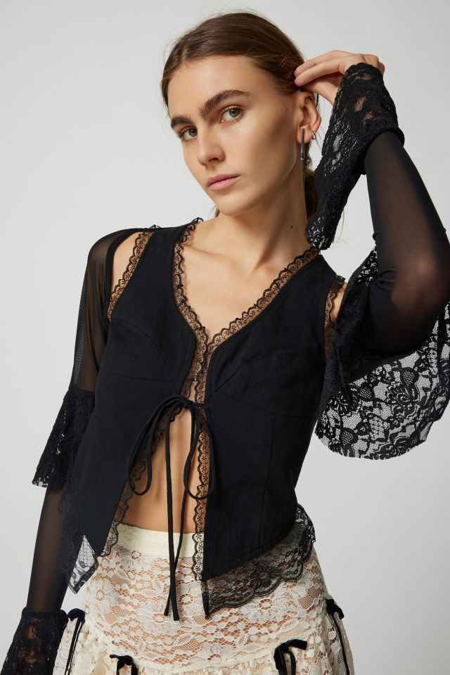 Sheer Mesh Crop Tops - UrbanWearOutsiders