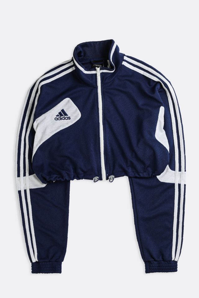 Frankie Collective Rework Adidas Crop Track Jacket 017 Urban Outfitters