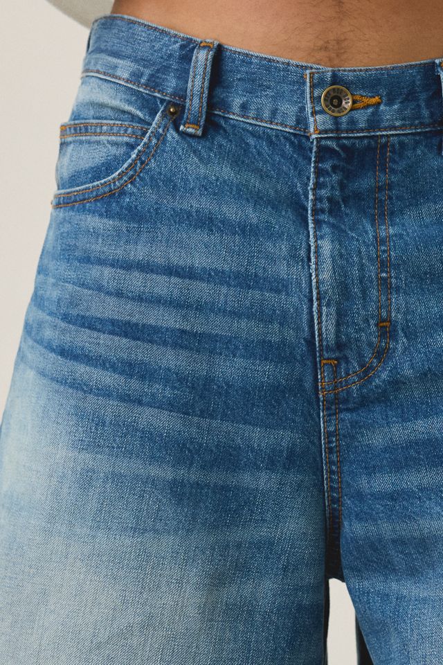 BDG Astro Baggy Washed Denim Jorts #2