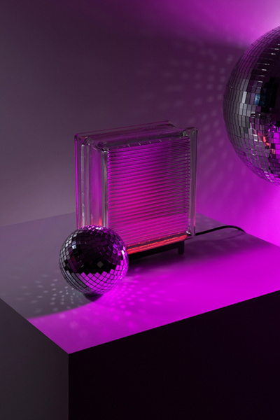 Kismas Glass Block Lamp | Urban Outfitters