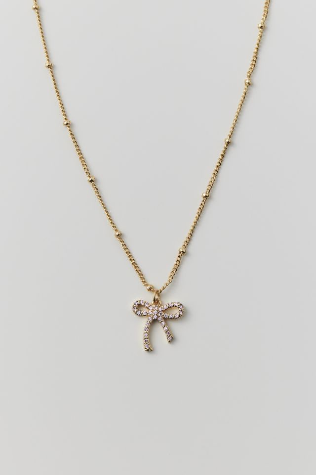 Sweet Bow Necklace (Bow Necklace) – SP Inc.