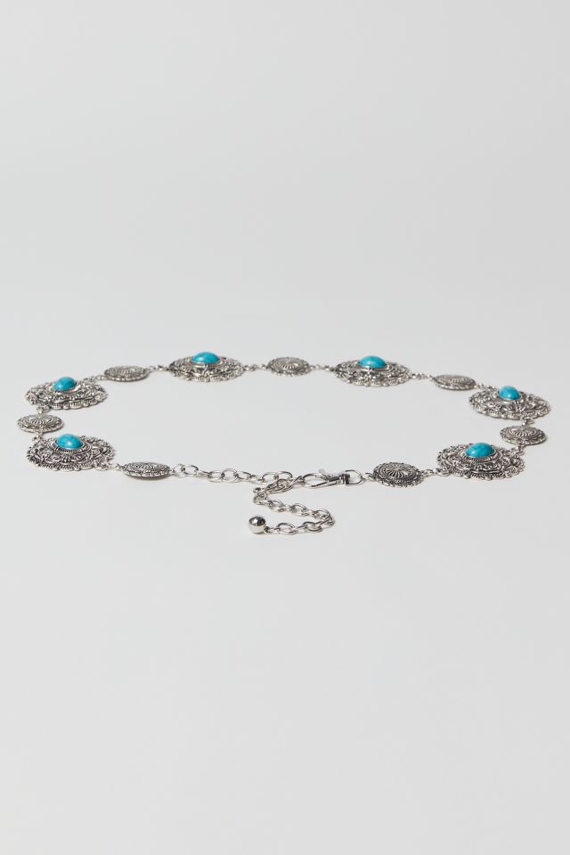 Open Circle Turquoise Belt #1