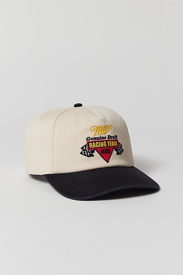 American Needle Miller Genuine Draft Racing Hat In Ivory, Men's At Urban Outfitters In White