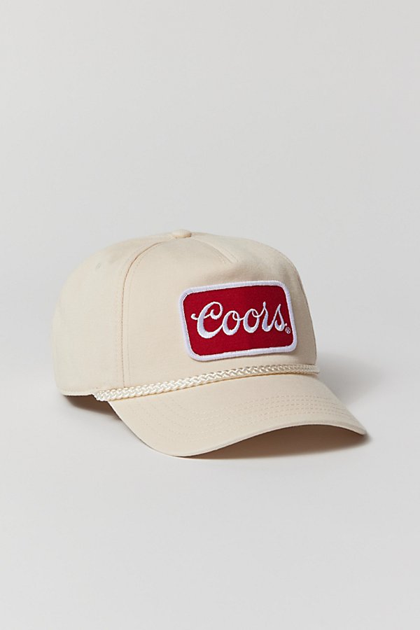 American Needle Coors Racing Twill Roscoe Hat In Ivory, Men's At Urban Outfitters In White
