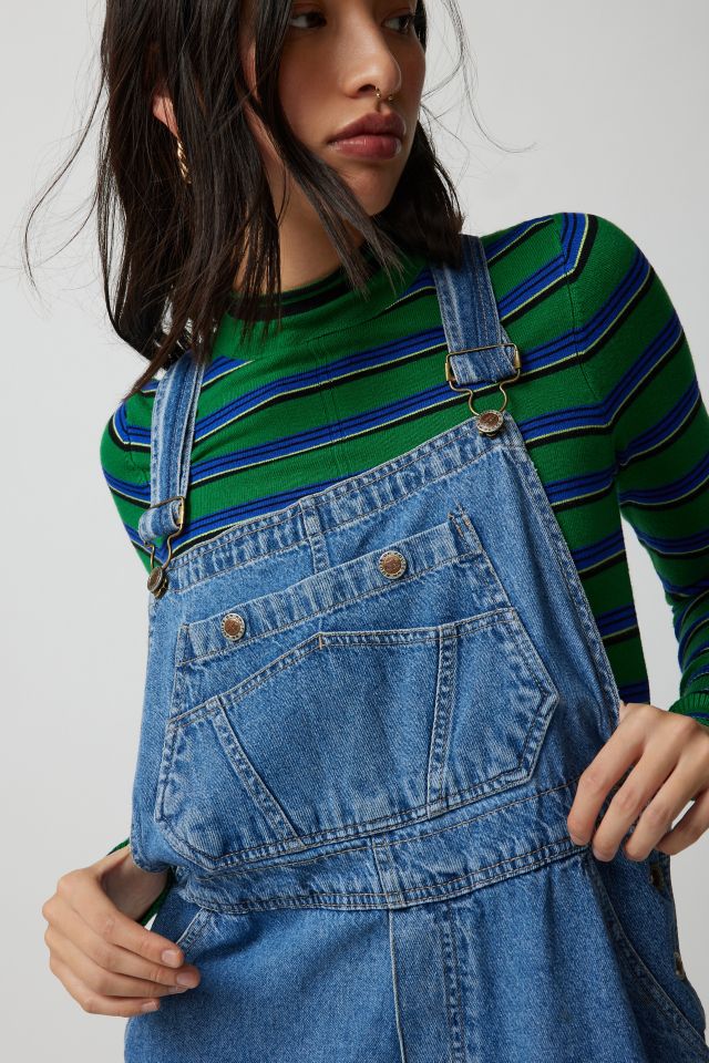 Urban Renewal Remade Denim Overall Maxi Dress #2