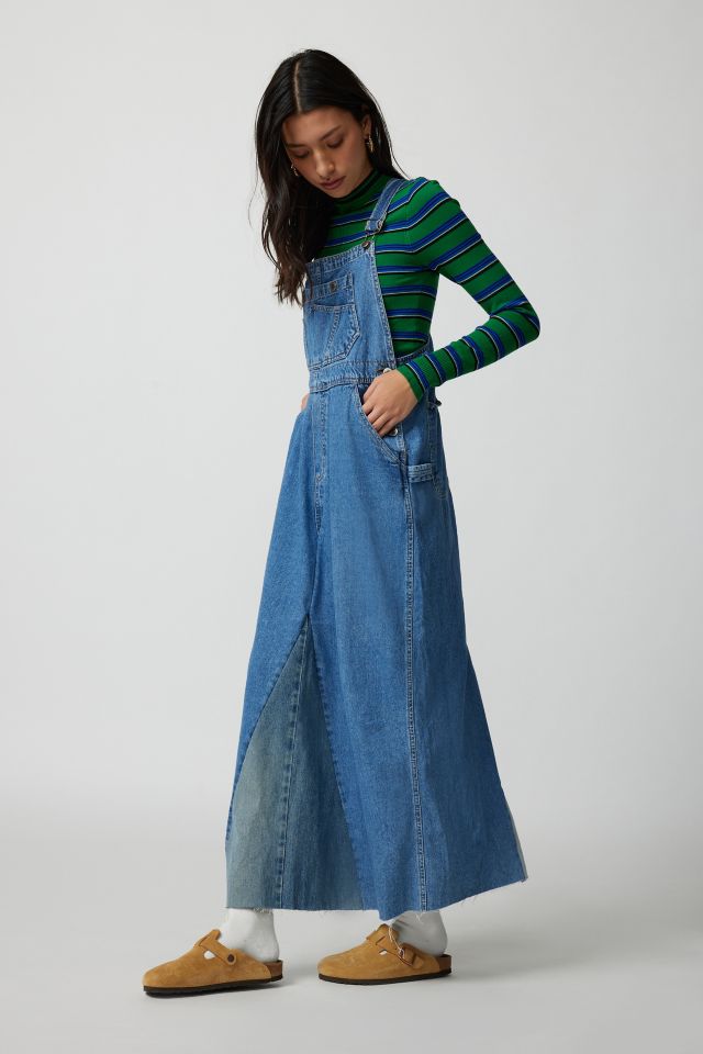 Urban Renewal Remade Denim Overall Maxi Dress #4