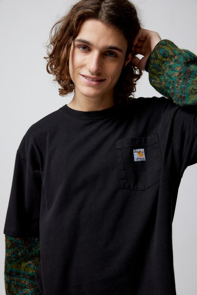 Urban Renewal Remade Carhartt Sweater Sleeve Tee