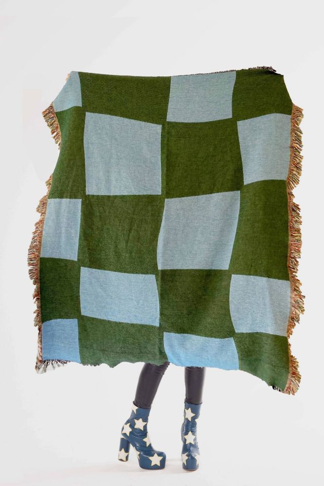 Clr Shop Check Yourself Woven Throw Blanket #1
