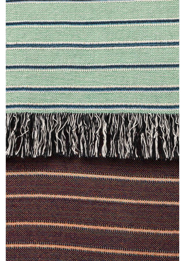 Clr Shop Stripey Woven Throw Blanket #1