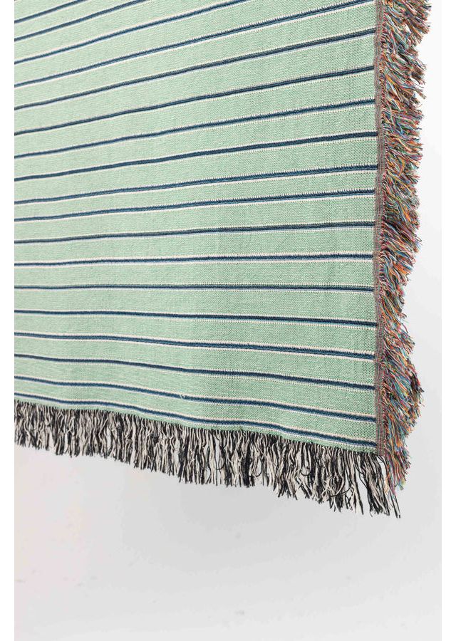 Clr Shop Stripey Woven Throw Blanket #3