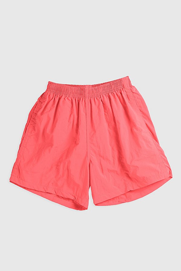 Urban Outfitters Deadstock Sport Mode Nylon Shorts In Pink