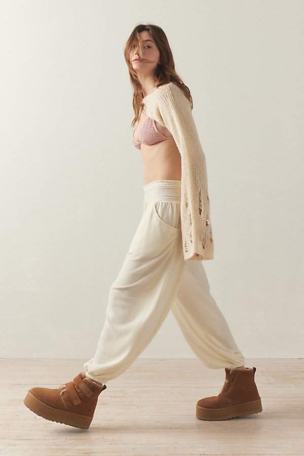 Out From Under Bondi Balloon Jogger Sweatpant In Ivory, Women's At Urban Outfitters