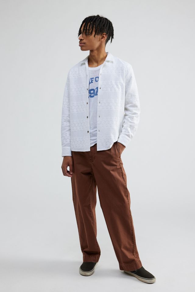 Raga Man Babat Embroidered Button-Down Shirt #3