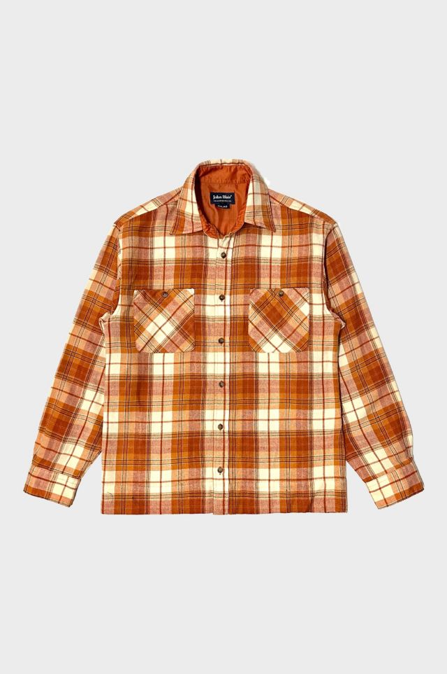 Vintage 1970’s John Blair USA Wool Flannel Over Shirt | Urban Outfitters