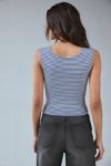 BDG Ribbed Square Neck Tank Top