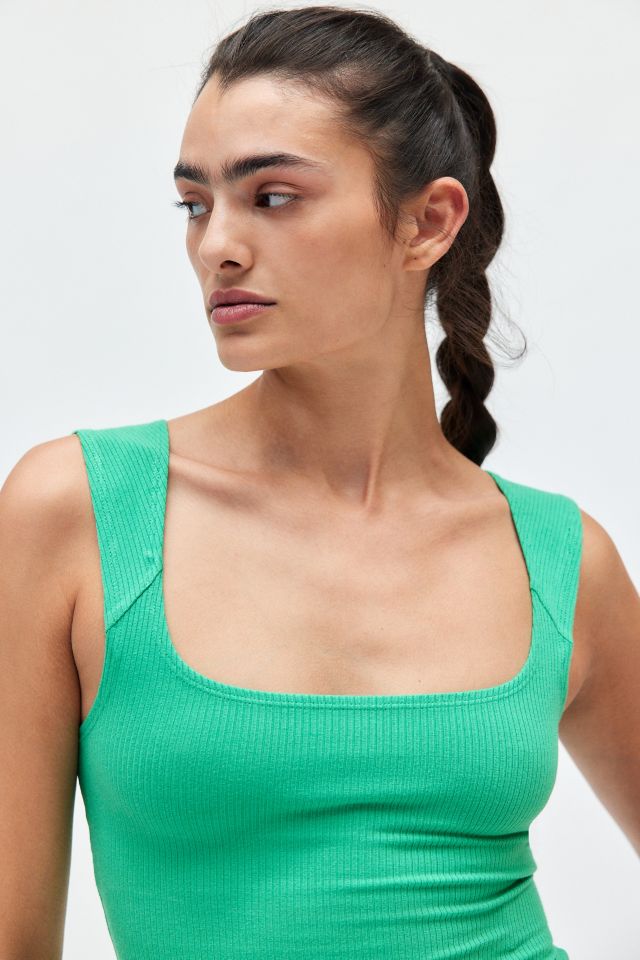 BDG Square Neck Fitted Tank Top #2