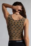 BDG Ribbed Square Neck Tank Top