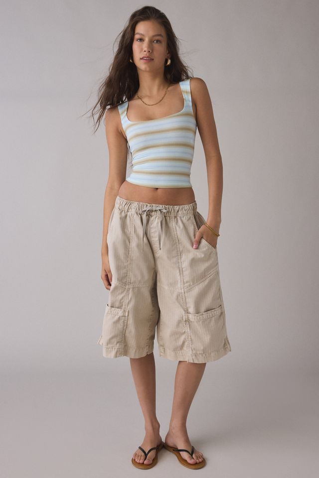 BDG Ribbed Square Neck Tank Top #1