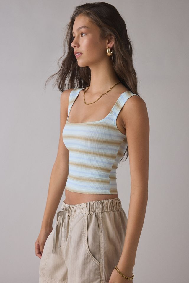 BDG Ribbed Square Neck Tank Top #3