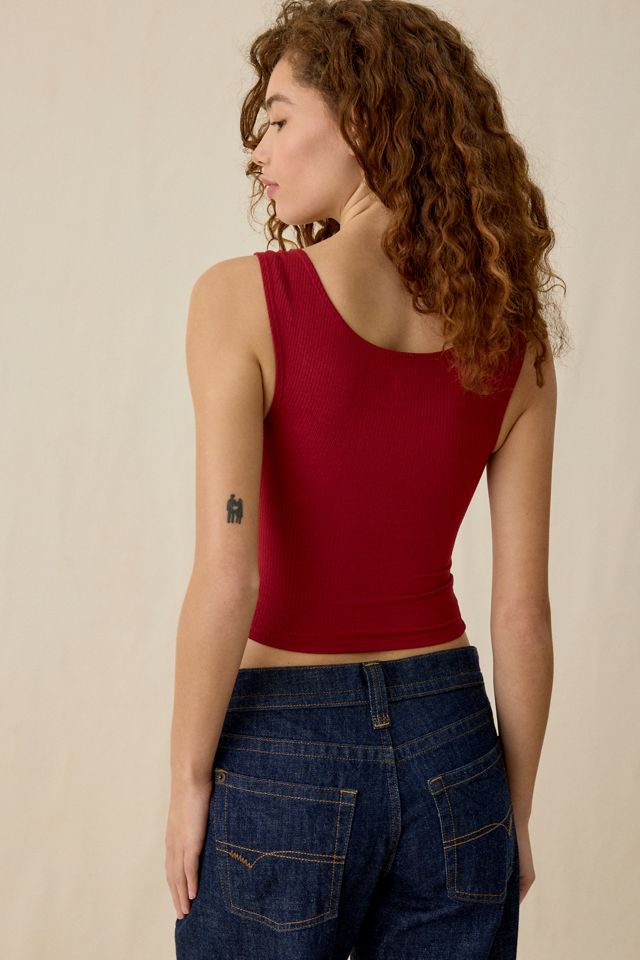 BDG Ribbed Square Neck Tank Top #2