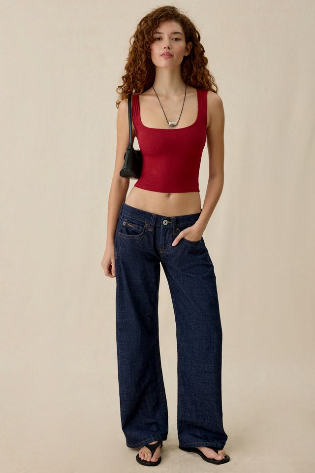 BDG Ribbed Square Neck Tank Top #3