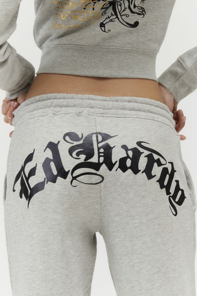 Sweatpants with words on the back hot sale