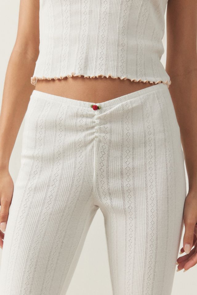 Out From Under Sweet Dreams Pointelle Capri Pant #1