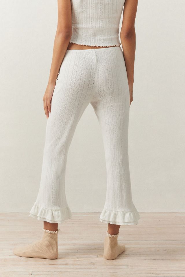 Out From Under Sweet Dreams Pointelle Capri Pant #4
