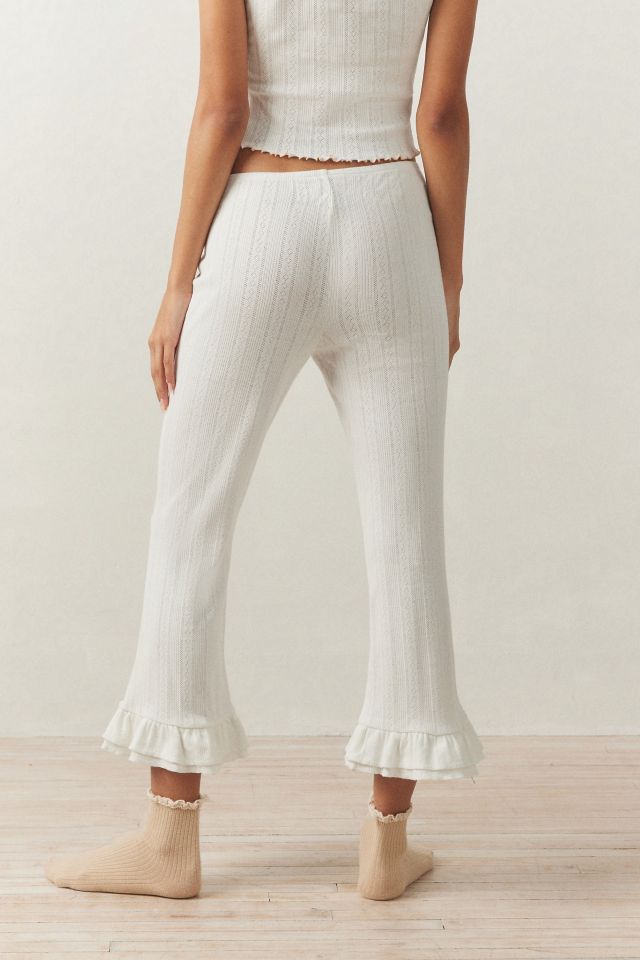 Out From Under Sweet Dreams Pointelle Flare Pant