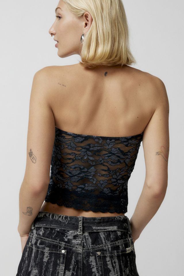Urban Renewal Parties Remnants Classic Lace Tube Top