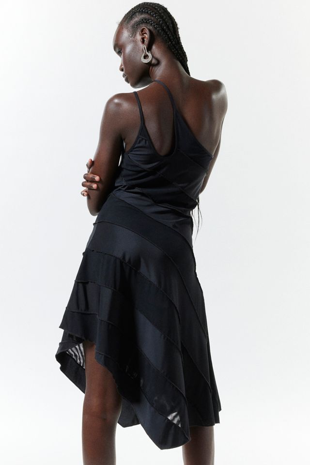 Juliet 205 Long One Shoulder Sleeveless Glitter Gown