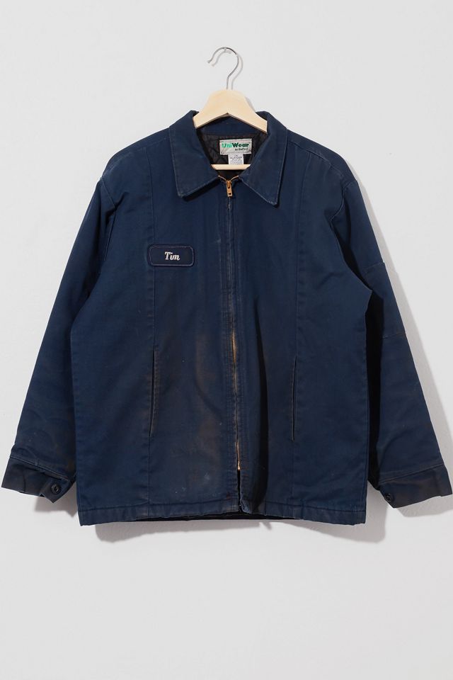 Vintage 1990s Distressed Patched Work Jacket | Urban Outfitters