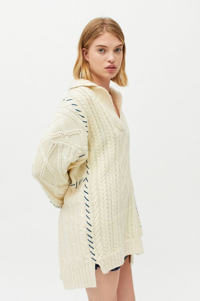 UO Wheaton Polo Sweater Dress #2