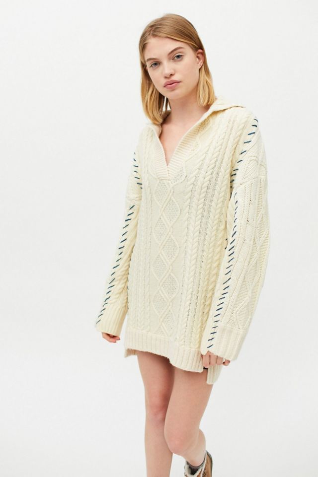 UO Wheaton Polo Sweater Dress | Urban Outfitters