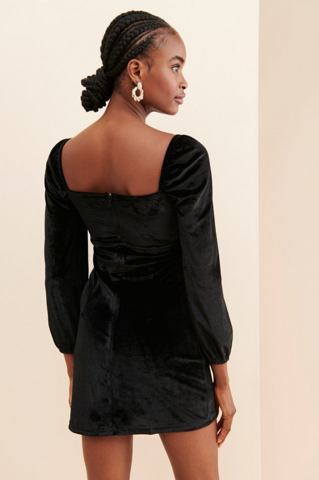Glamorous Velvet Mini Dress #1