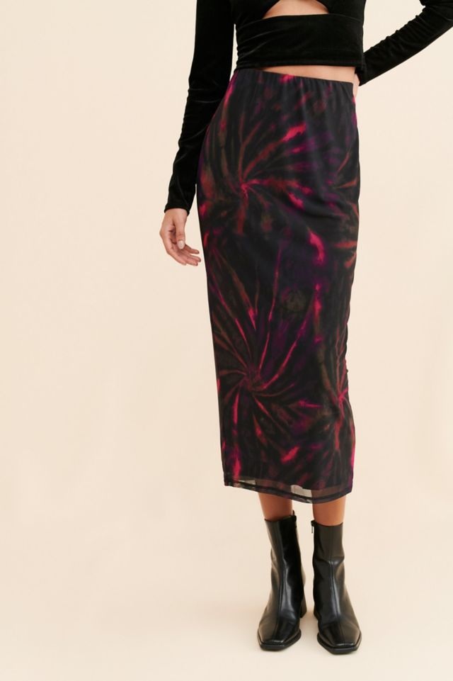 AFRM Felix Mesh Midi Skirt #2