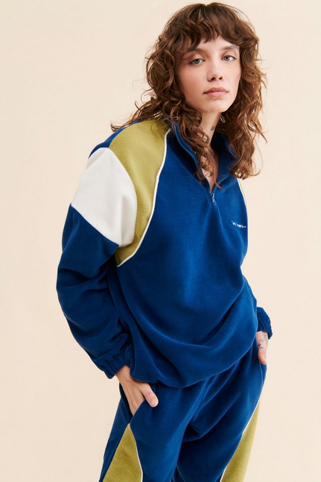 iets frans... Fleece Colorblock Pullover | Urban Outfitters
