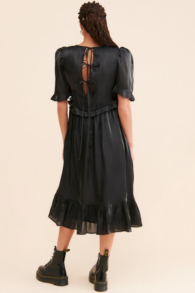 Sister Jane Barre Ruffle Midi Dress | Urban Outfitters