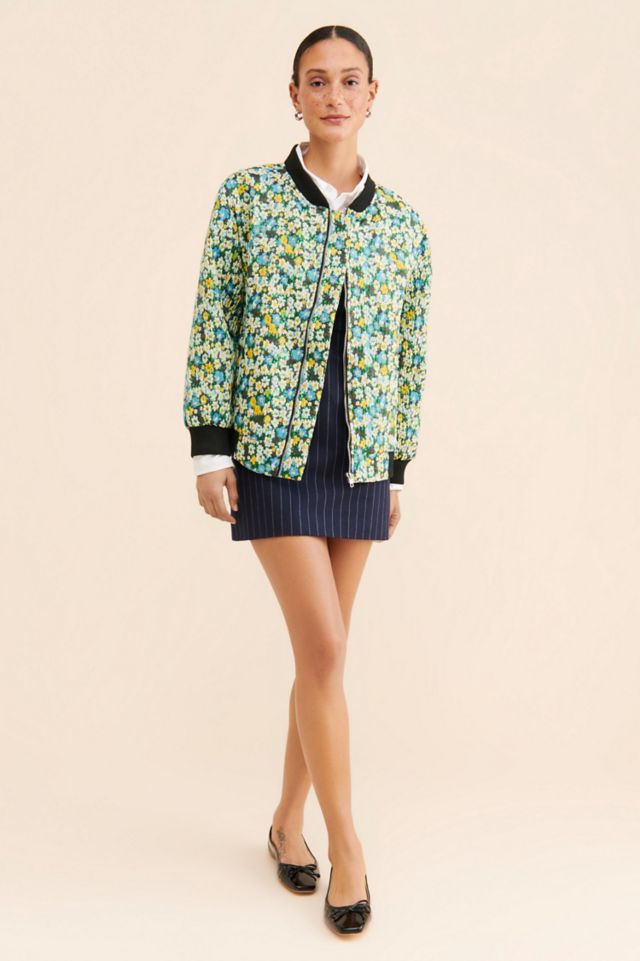 Sister Jane Bouquets Jacquard Bomber Jacket | Urban Outfitters