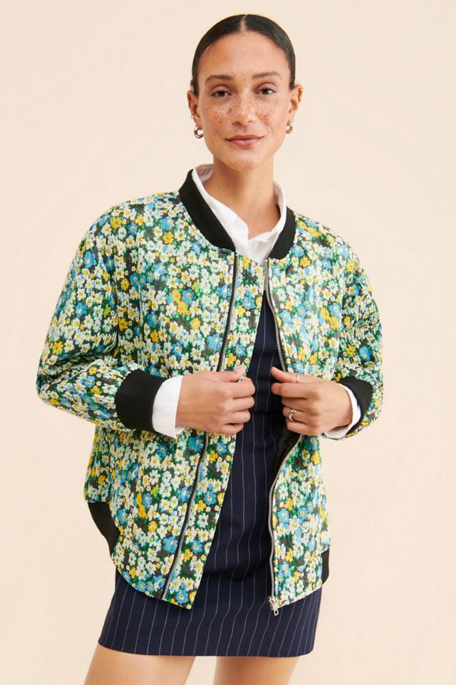 Sister Jane Bouquets Jacquard Bomber Jacket