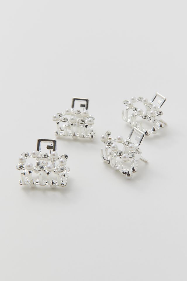 Ensemble de Mini Pinces à Cheveux Ornées de Strass #2