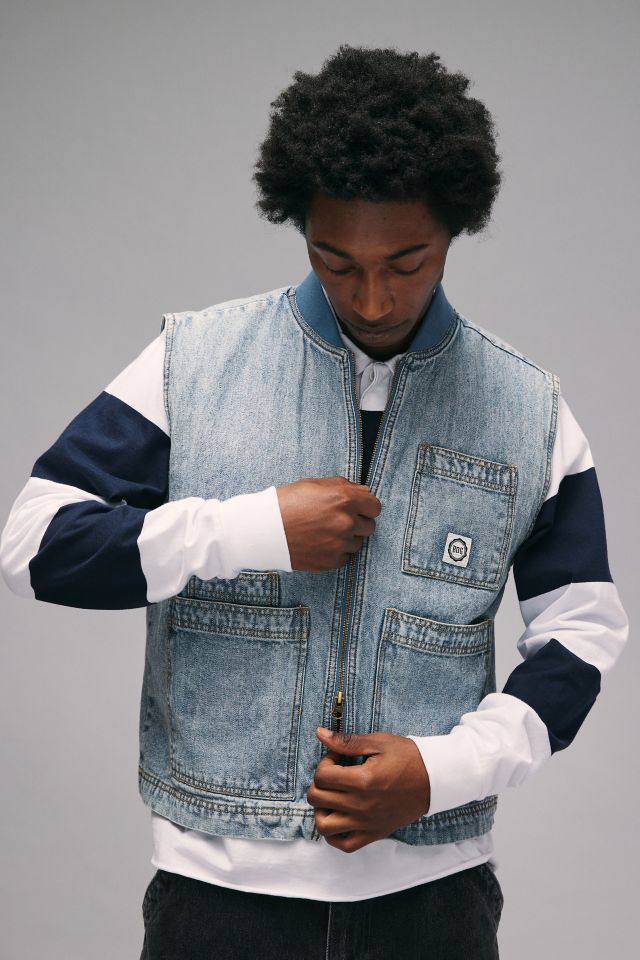 Denim vest cheap men