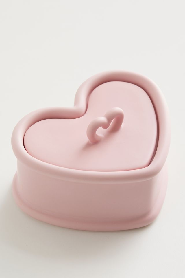 Heart Shape Lidded Stash Jar #2