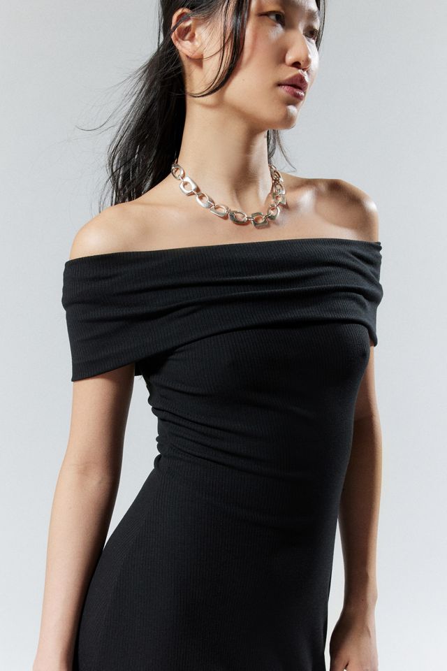 Silence + Noise Jayde Off-The-Shoulder Maxi Dress #3