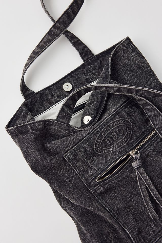 Urban Outfitters☆ ウォッシュドデニム・トートバッグ 87974176_001_b