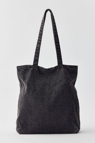 BDG Logo Washed Denim Tote Bag