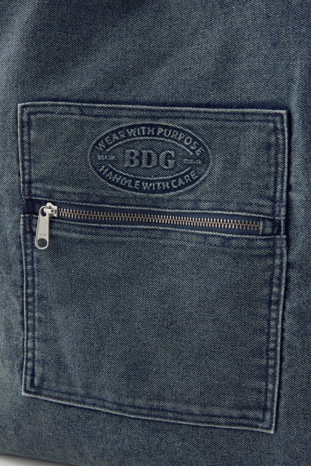 BDG Logo Washed Denim Tote Bag | Urban Outfitters